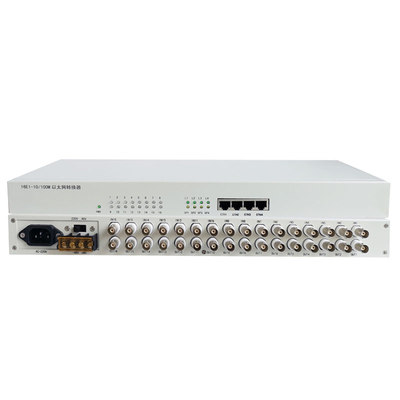 16E1以太網(wǎng)轉(zhuǎn)換器機(jī)架式