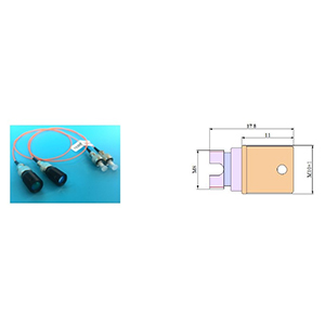 长距离准直器 光斑2.5mm M11X11
