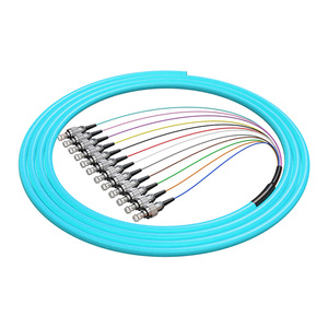 12芯多模萬兆束狀尾纖FC