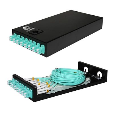 8口LC萬兆多模光纖配線架