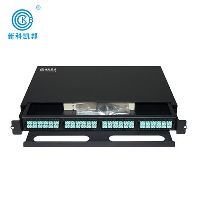 1U96芯抽拉式MPO光纖配線箱