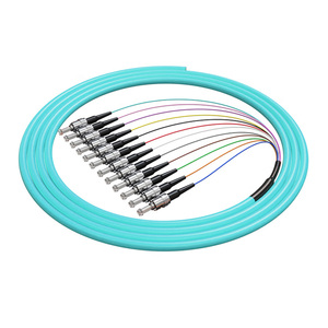 12芯多模萬兆束狀尾纖ST