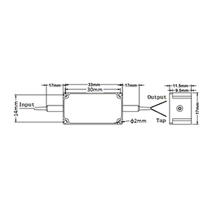 高功率保偏分束隔离器1052-1064